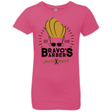 T-Shirts Hot Pink / YXS Bravos Barbers Girls Premium T-Shirt