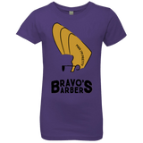 T-Shirts Purple Rush / YXS Bravos Barbers Girls Premium T-Shirt