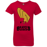 T-Shirts Red / YXS Bravos Barbers Girls Premium T-Shirt