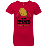 T-Shirts Red / YXS Bravos Barbers Girls Premium T-Shirt