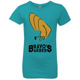 T-Shirts Tahiti Blue / YXS Bravos Barbers Girls Premium T-Shirt