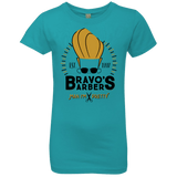 T-Shirts Tahiti Blue / YXS Bravos Barbers Girls Premium T-Shirt
