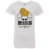 T-Shirts White / YXS Bravos Barbers Girls Premium T-Shirt