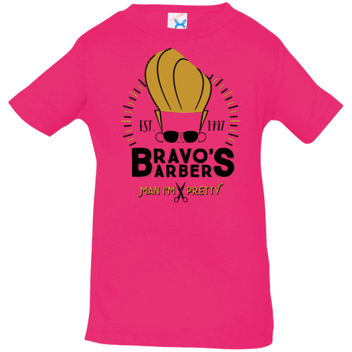 T-Shirts Hot Pink / 6 Months Bravos Barbers Infant Premium T-Shirt