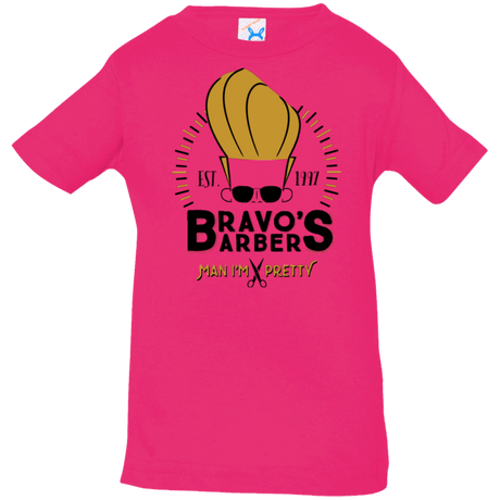 T-Shirts Hot Pink / 6 Months Bravos Barbers Infant Premium T-Shirt