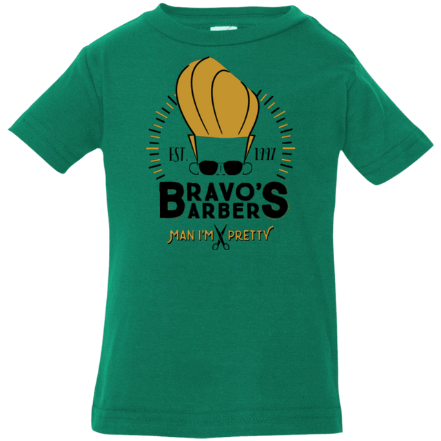 T-Shirts Kelly / 6 Months Bravos Barbers Infant Premium T-Shirt