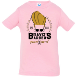 T-Shirts Pink / 6 Months Bravos Barbers Infant Premium T-Shirt