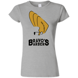 T-Shirts Sport Grey / S Bravos Barbers Junior Slimmer-Fit T-Shirt