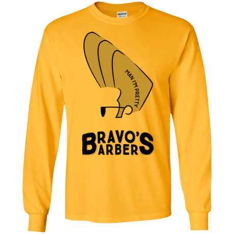 T-Shirts Gold / S Bravos Barbers Men's Long Sleeve T-Shirt