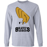 T-Shirts Sport Grey / S Bravos Barbers Men's Long Sleeve T-Shirt