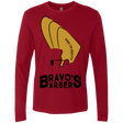 T-Shirts Cardinal / S Bravos Barbers Men's Premium Long Sleeve