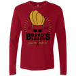 T-Shirts Cardinal / Small Bravos Barbers Men's Premium Long Sleeve