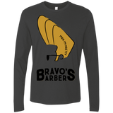 T-Shirts Heavy Metal / S Bravos Barbers Men's Premium Long Sleeve
