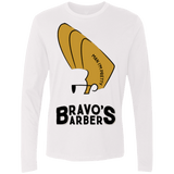T-Shirts White / S Bravos Barbers Men's Premium Long Sleeve