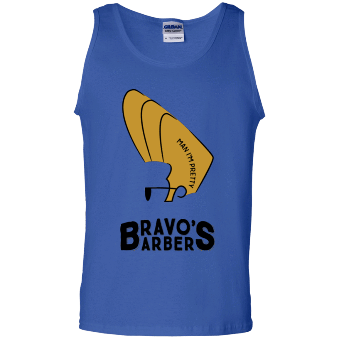 T-Shirts Royal / S Bravos Barbers Men's Tank Top