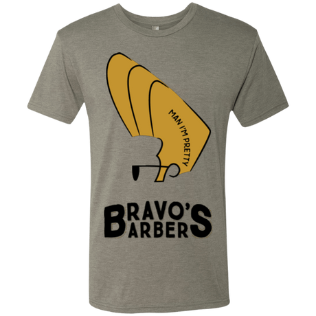 T-Shirts Venetian Grey / S Bravos Barbers Men's Triblend T-Shirt