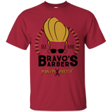 T-Shirts Cardinal / Small Bravos Barbers T-Shirt
