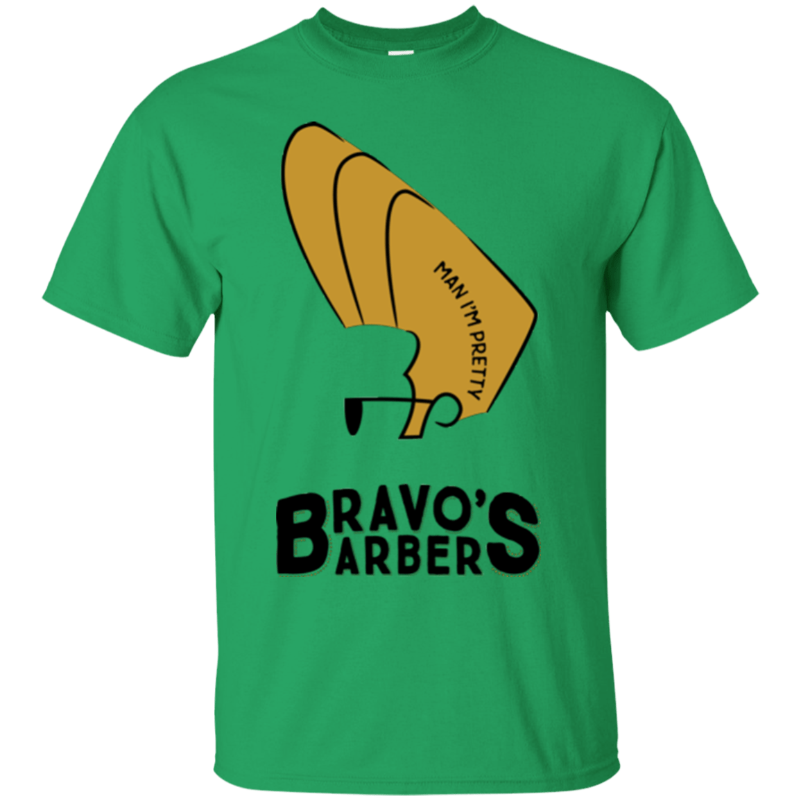 T-Shirts Irish Green / S Bravos Barbers T-Shirt