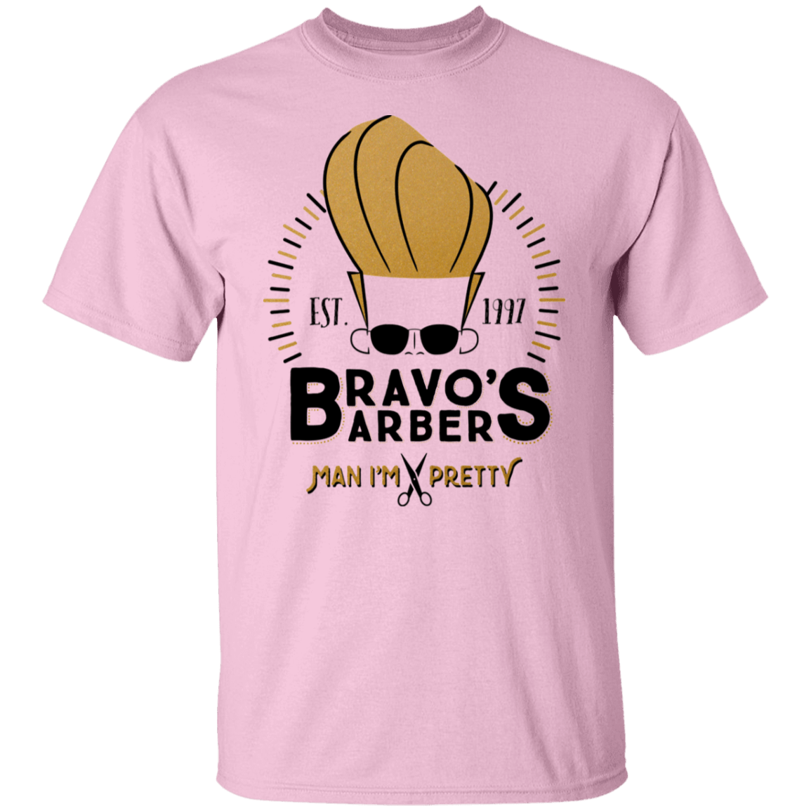 T-Shirts Light Pink / S Bravos Barbers T-Shirt