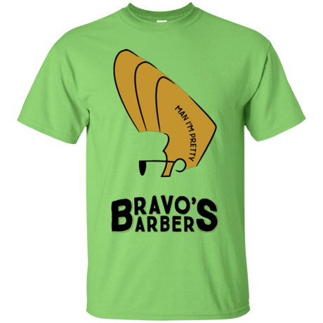 T-Shirts Lime / S Bravos Barbers T-Shirt