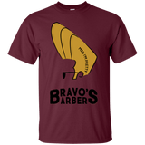 T-Shirts Maroon / S Bravos Barbers T-Shirt