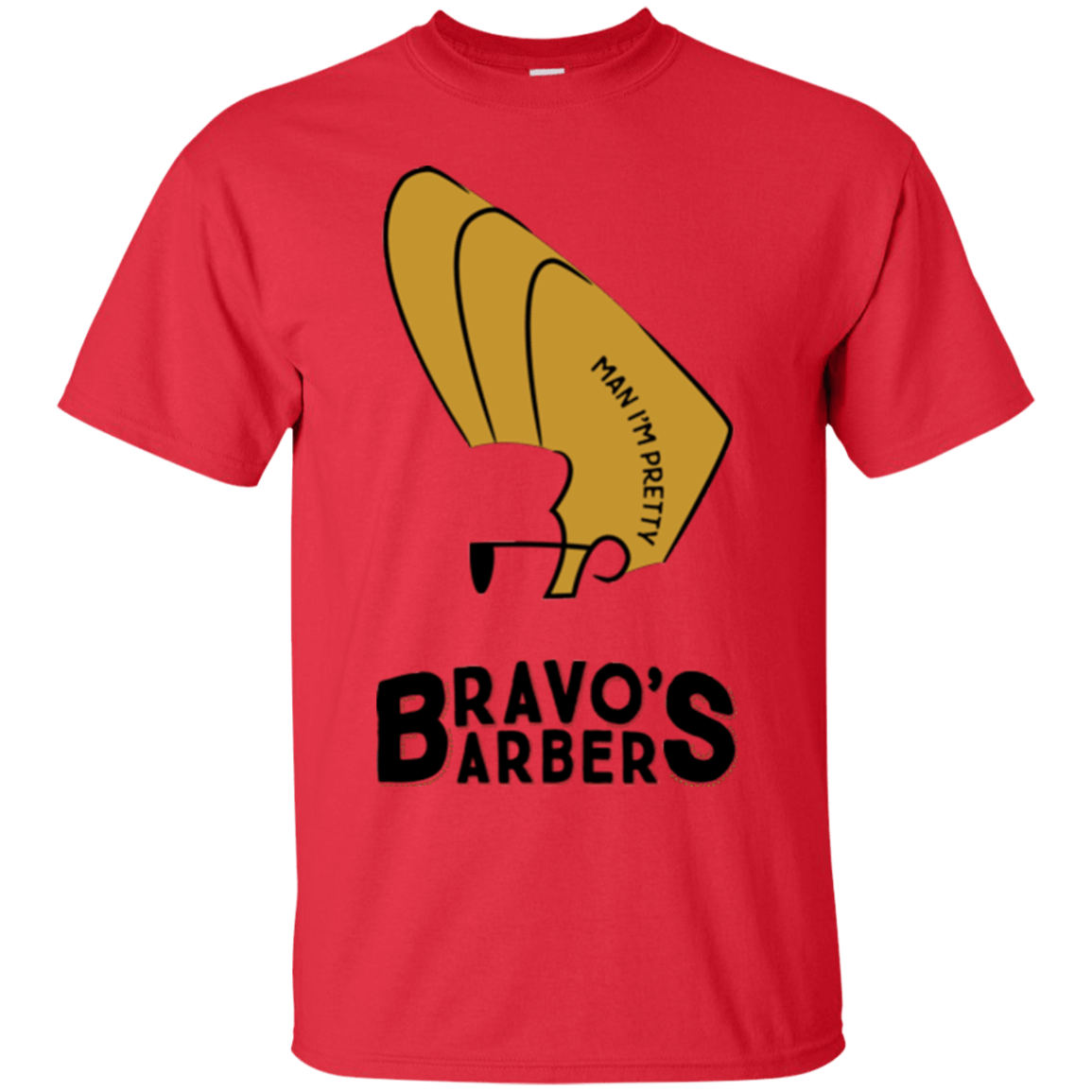 T-Shirts Red / S Bravos Barbers T-Shirt