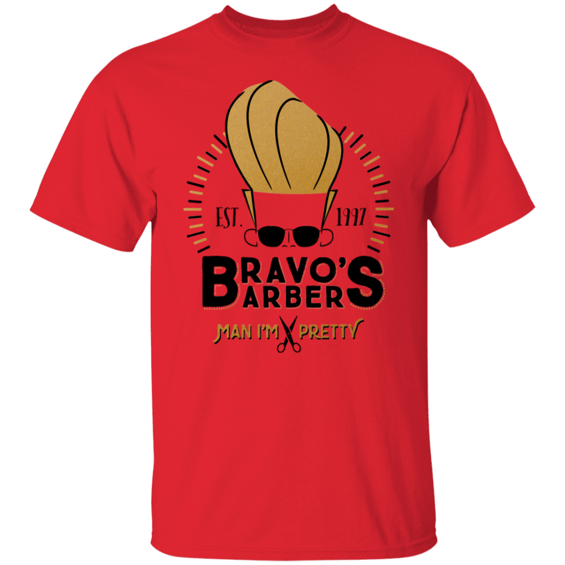T-Shirts Red / S Bravos Barbers T-Shirt