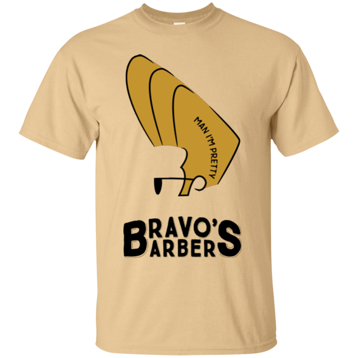 T-Shirts Vegas Gold / S Bravos Barbers T-Shirt