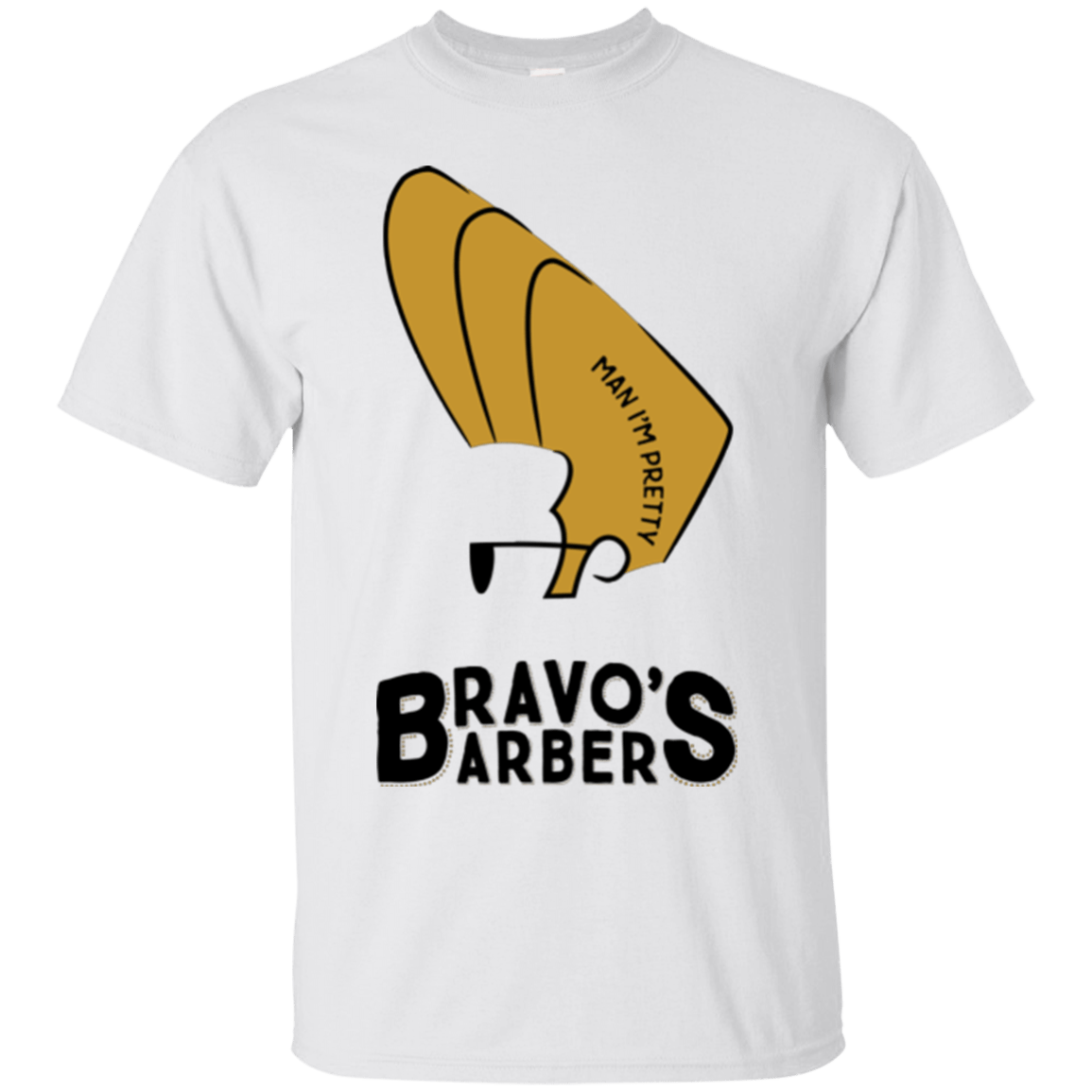 T-Shirts White / S Bravos Barbers T-Shirt