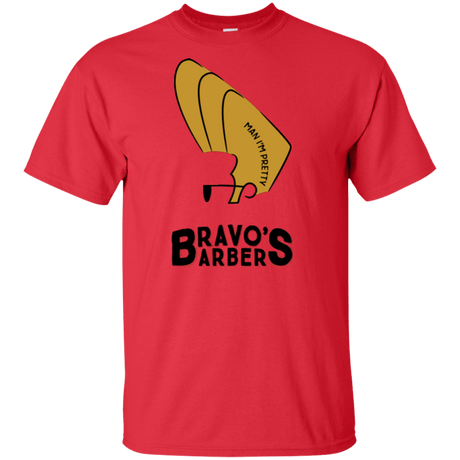 T-Shirts Red / XLT Bravos Barbers Tall T-Shirt