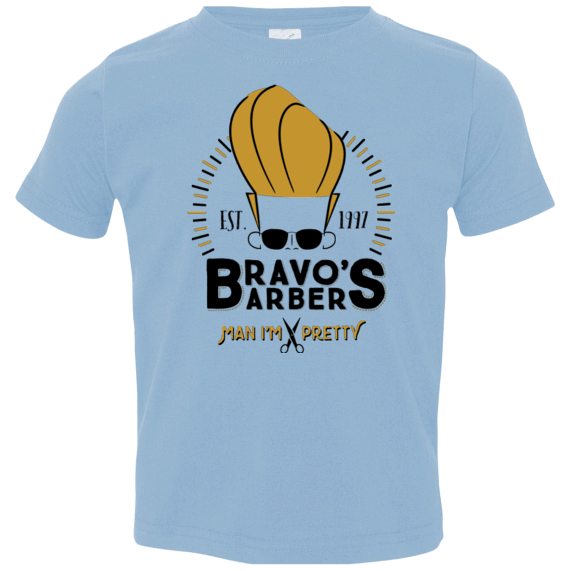 T-Shirts Light Blue / 2T Bravos Barbers Toddler Premium T-Shirt