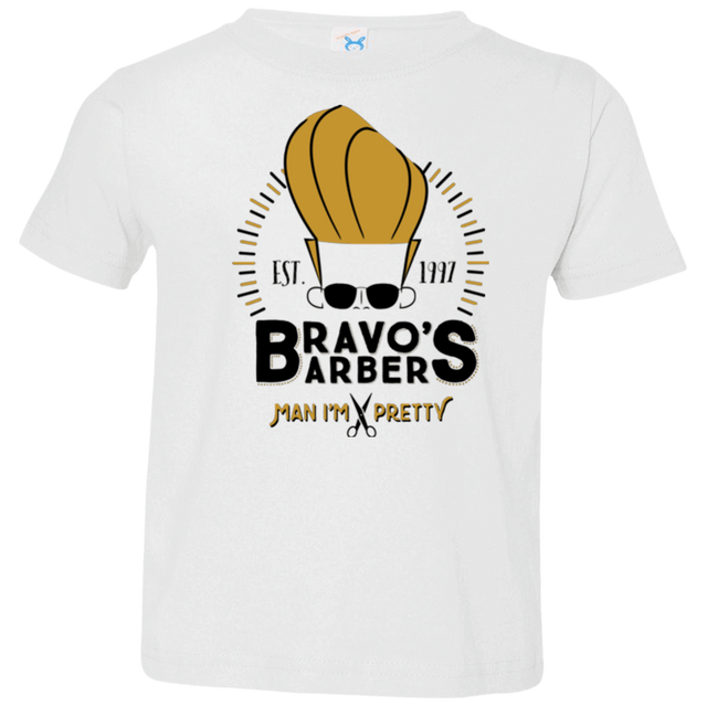 T-Shirts White / 2T Bravos Barbers Toddler Premium T-Shirt