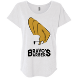 T-Shirts Heather White / X-Small Bravos Barbers Triblend Dolman Sleeve