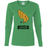 T-Shirts Irish Green / S Bravos Barbers Women's Long Sleeve T-Shirt