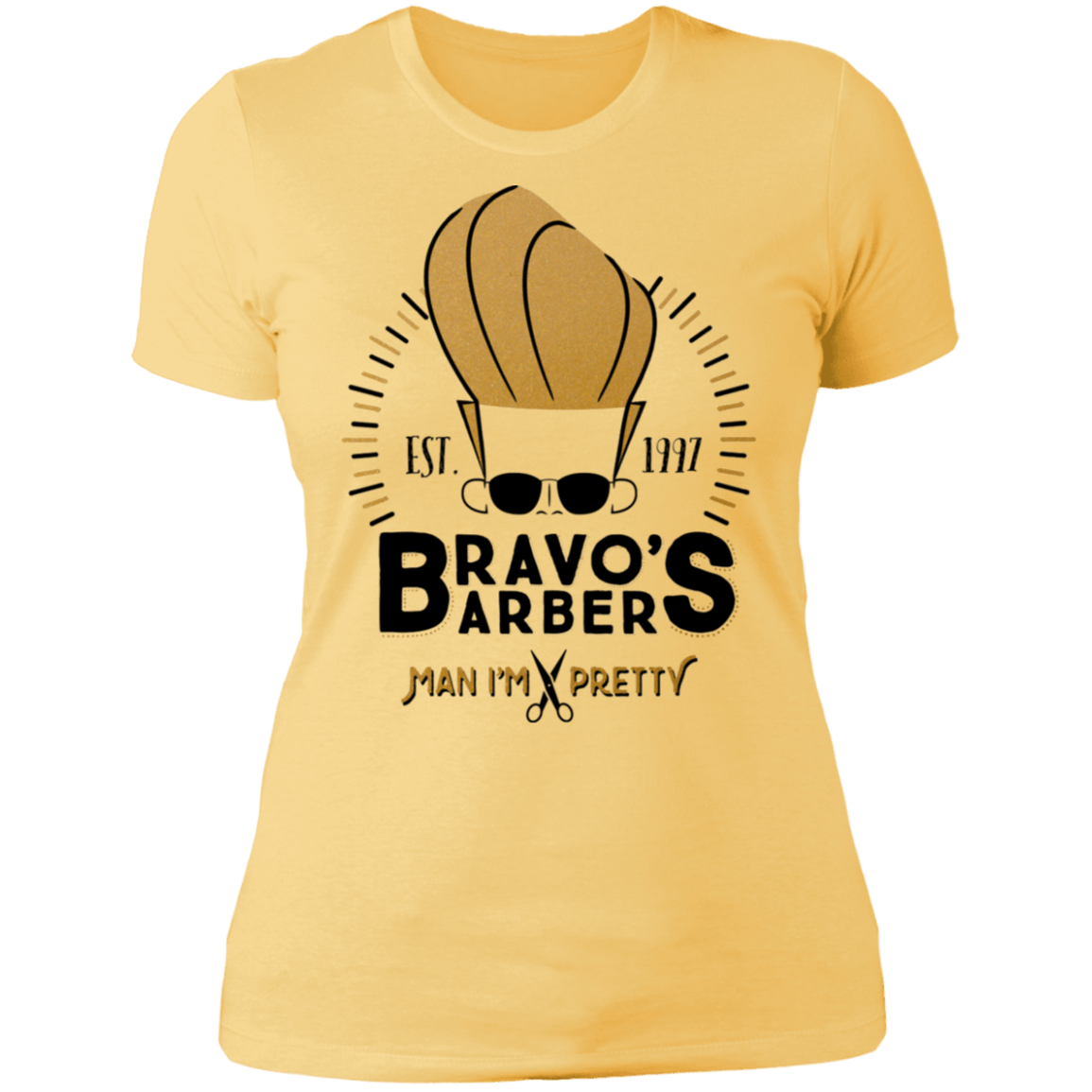 T-Shirts Banana Cream/ / S Bravos Barbers Women's Premium T-Shirt