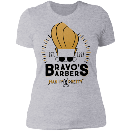 T-Shirts Heather Grey / S Bravos Barbers Women's Premium T-Shirt