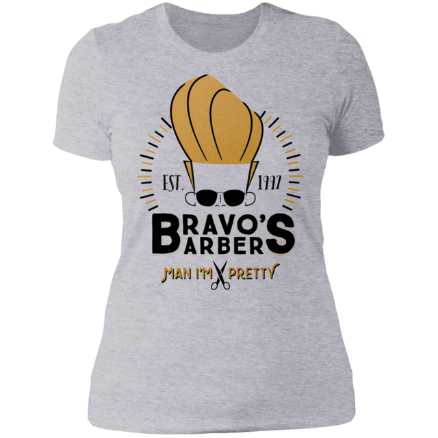 T-Shirts Heather Grey / S Bravos Barbers Women's Premium T-Shirt