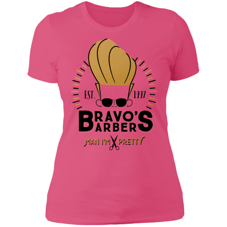 T-Shirts Hot Pink / S Bravos Barbers Women's Premium T-Shirt