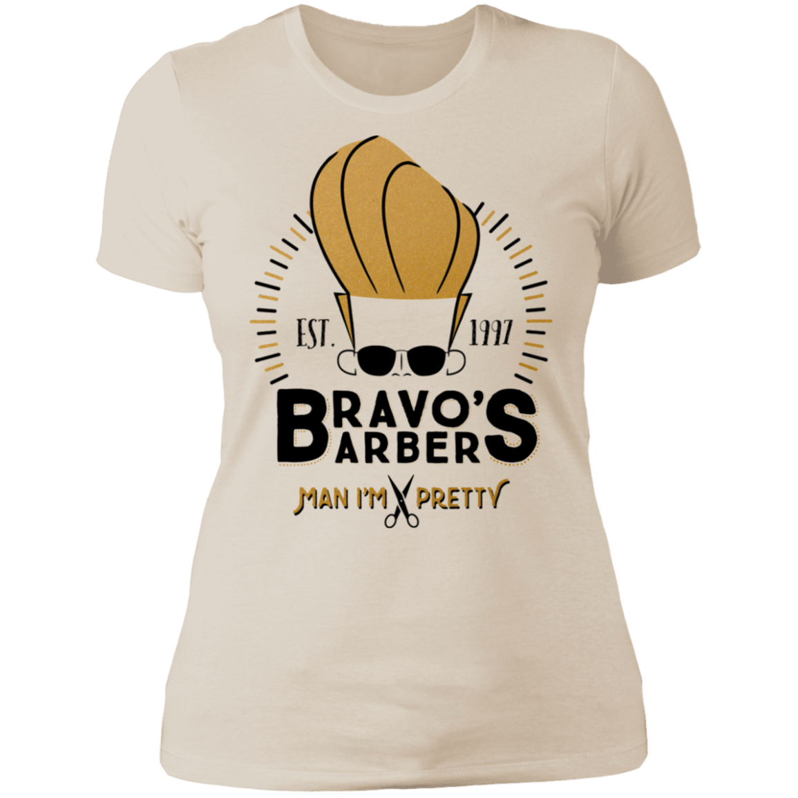 T-Shirts Ivory/ / S Bravos Barbers Women's Premium T-Shirt