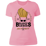 T-Shirts Light Pink / S Bravos Barbers Women's Premium T-Shirt