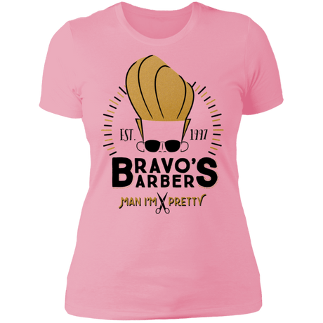 T-Shirts Light Pink / S Bravos Barbers Women's Premium T-Shirt