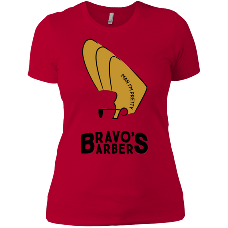 T-Shirts Red / X-Small Bravos Barbers Women's Premium T-Shirt
