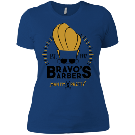 T-Shirts Royal / X-Small Bravos Barbers Women's Premium T-Shirt