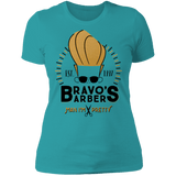 T-Shirts Tahiti Blue / S Bravos Barbers Women's Premium T-Shirt