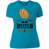 T-Shirts Turquoise / S Bravos Barbers Women's Premium T-Shirt