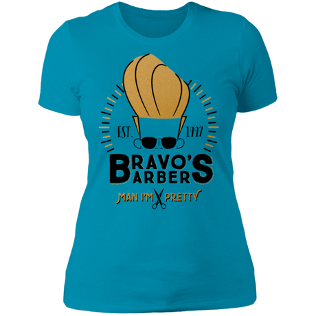 T-Shirts Turquoise / S Bravos Barbers Women's Premium T-Shirt