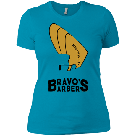 T-Shirts Turquoise / X-Small Bravos Barbers Women's Premium T-Shirt