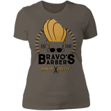 T-Shirts Warm Grey / S Bravos Barbers Women's Premium T-Shirt
