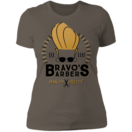 T-Shirts Warm Grey / S Bravos Barbers Women's Premium T-Shirt