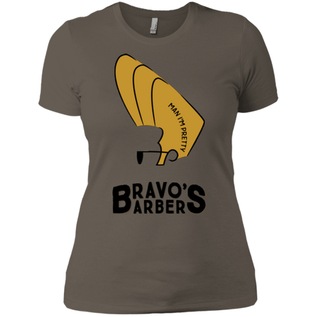 T-Shirts Warm Grey / X-Small Bravos Barbers Women's Premium T-Shirt